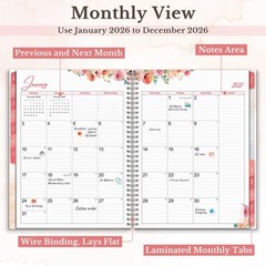 CRANBURY Planner 2026-2027 8.5×11, Academic Year Monthly and Weekly Calendar …