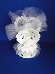 New Vintage Wilton Petite «LaBelle Petite» wedding Cake Top, 106-249