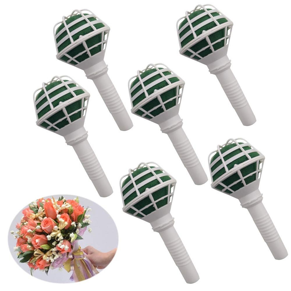 Arlai Box of 6, Bouquet Holders – Bridal Wedding Bouquet Holder Decoration DI…