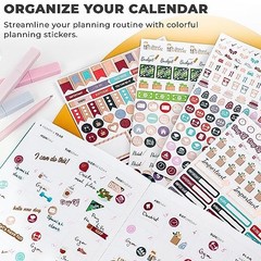 Planner Stickers – Monthly, Weekly & Daily Unique Planner Stickers Value Pack