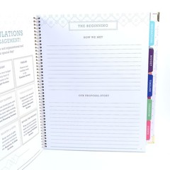 Wedding Planner and Organizer Book Engagement Gift Hardcover for Couples Brides