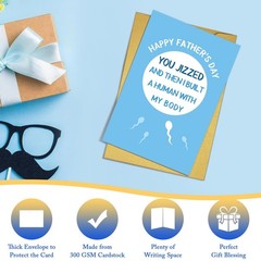 Nchigedy Funny Father’s Day Card from Wife Girlfriend, Rude Fathers Day Card …