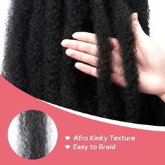 Marley Twist Braiding Hair-24Inch 8packs Cuban Twist 24 Inch (Pack of 8) 1B