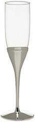 Lenox True Love Crystal & Silver Bride & Groom Wedding Toasting Flutes ~ NIB