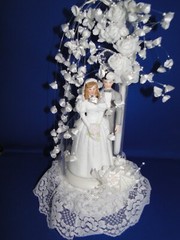 New Wilton Designer Series Glorious Wedding Cake Top Grey Coat # 118-425
