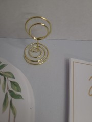 1-25 Double Sided Table Number for Wedding Reception, Anniversary, Baby Shower