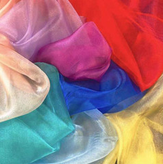100 Yards Organza Fabric 60 inch Wide Sheer Draping Party Wedding 25 COLORS SALE
