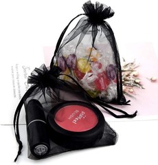 Versatile 50pcs Sheer Organza Gift Bags with Satin Closure – Perfect for Events