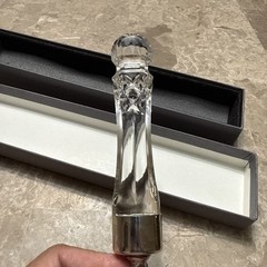 Waterford Crystal Lismore Offset Cake Server 12” Box Wedding Serving Ireland