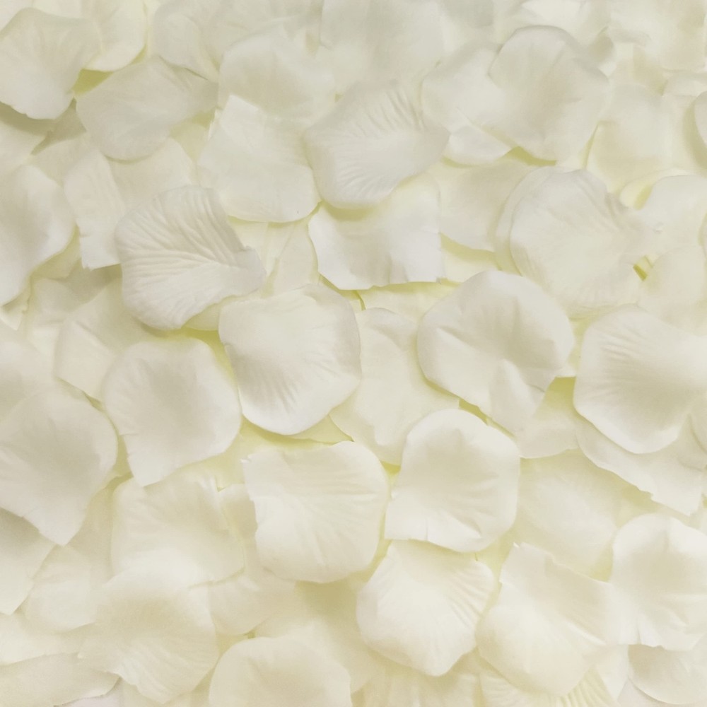 Rose Petals Decor, 5000 Pcs, Valentine Wedding Anniversary, White