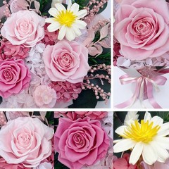 Valentines Day Gifts Pink Preserved Rose Fresh Flower Bouquet Romantic