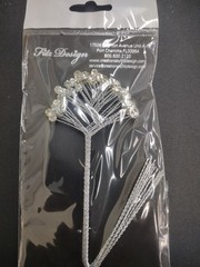 1 Dozen Clear Diamond Corsage Rhinestone Sprays, Bouquet & Corsages Rhinestones