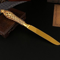 Hot Vintage Engraved Cake Knife And Server Set For Wedding