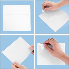 100 Packs 4x5Envelopes,White A2 A2(100pack), White A2(100pack)