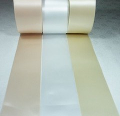 72mm x 5 metres Single Sided Satin Ribbon 41 Colours Available Blanket Floral
