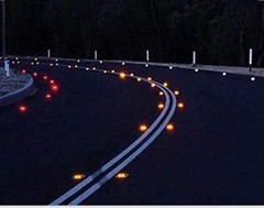 12 Pack 4 x 4 inch Road Reflectors Reflective Pavement Marker, Road Driveway