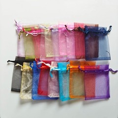 Sheer Organza Gift Bags Drawstring Jewelry Candy Wedding Party Favor Pouches