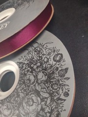 #3 McGinley Satin Burgundy, 100 Yard Florist Corsage Ribbon 9/16″ Floral Bouquet