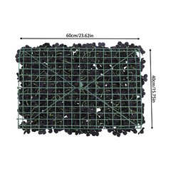 6PCS Artificial Flower Wall Panels for Wedding Garden Decor Backdrop 60*40cm