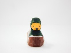 Mallard Duck Love Bird Cake Topper Bride & Groom Wedding Engagement Wood Statue