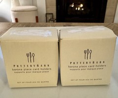 Pottery Barn Barona Place Card Holders 2 Boxes