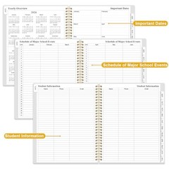 2026-2027 Teacher Planner, Lesson Planner from August 8″ x 10″ Crushed-Flower