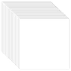 100 Sheets White Cardstock 12×12 Paper, 12 x 12 inches, white
