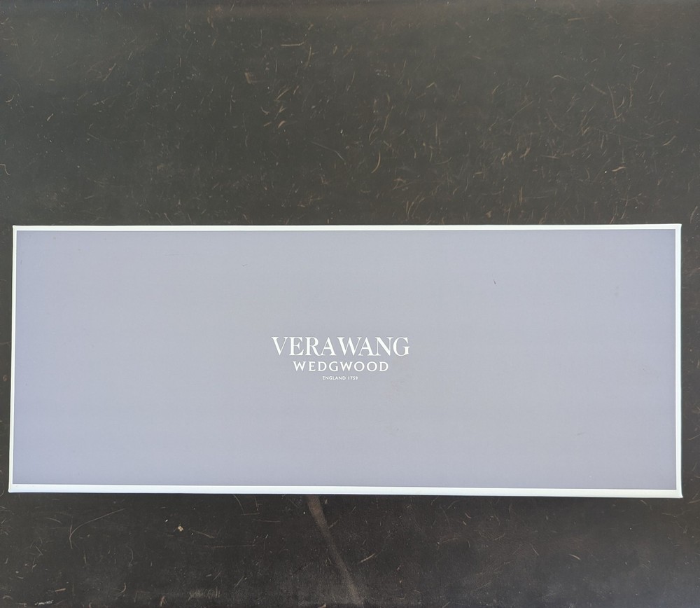 VERA WANG WEDGWOOD WITH LOVE CAKE KNIFE & SERVER 2 PIECE BOX SET