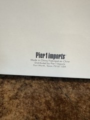 Pier 1 Imports Dress Form Photo Holders Set of 3 Card Memo Holders w Box