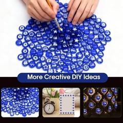 Cobalt Blue Glass Beads for Vases – 2 lb for Flat Marbles