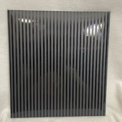 Wedding Guest Book, Trifold Album, Alternative, Black/Gray Stripes, Brand New