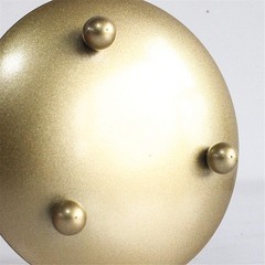 YYaaloa 2 Pack Gold Decorative 4.33 inches (D) x 0.7 (H), Gold-2