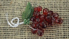 Grape Bunch Vines Floral Leaves Acrylic Wedding Baby Shower Gift Embellishments