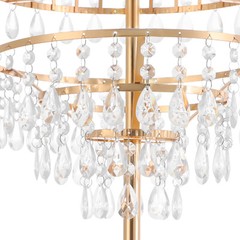 5 Tiers Crystal Flower Stand Luxury Gold Flower Stand Wedding Decor Flower Stand