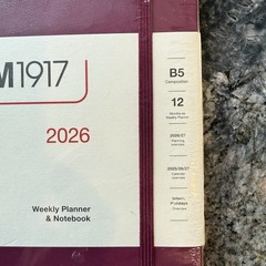 LEUCHTTURM1917 – Weekly Planner & Notebook 2026, Hardcover, Medium (A5), Ruled