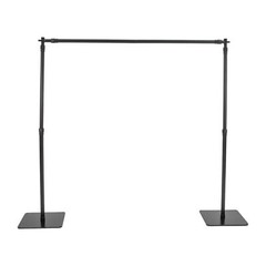 8x10ft Photo Backdrop Stand Kit Heavy Duty Weighted Steel Base Studio Background