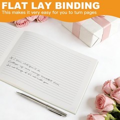 Utron Elegant Wedding Guest Book, Linen Guestbook to Sign in, Polaroid Green