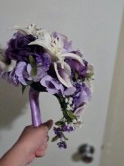 New custom wedding bouquet bridal artificial silk flowers