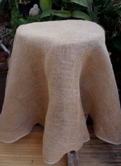 100% Jute Burlap Tablecloth 60″ Round