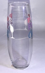 “Pop Fizz Clink” Cristar Champagne Clear Glass Flute Glass 9.6oz-NEW-SHIP 24HRS