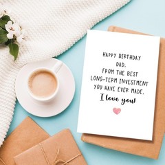 Funny Dad Birthday Card, Happy Birthday Card for Dad, Naughty Birthday Card f…