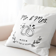 Mr and Mrs Wedding Gifts Pillow Covers 18×18, Wedding Gifts for Couples 2025 New