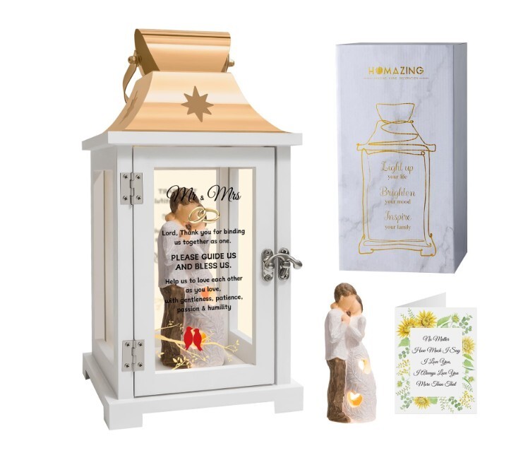 Gift for Wife & Husband Best Anniversary Birthday Wedding Gift Lantern NEW