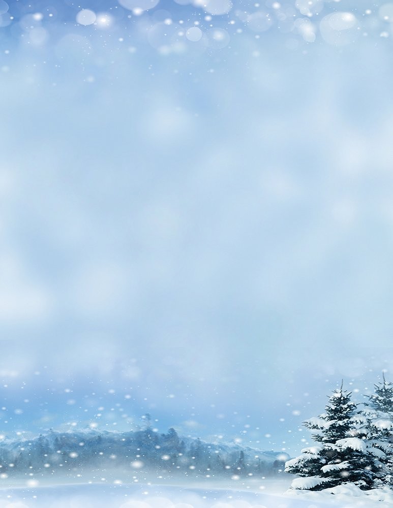 Great Papers! Beautiful Winter Letterhead, 80 count, 11″ x 80 Sheets, Blue