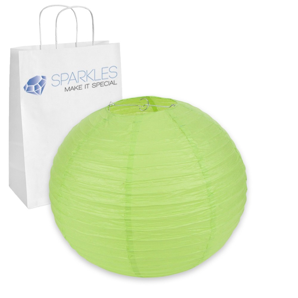 5 pcs 18″ inch Chinese Paper Lantern – Apple Green – Wedding Party Event xi