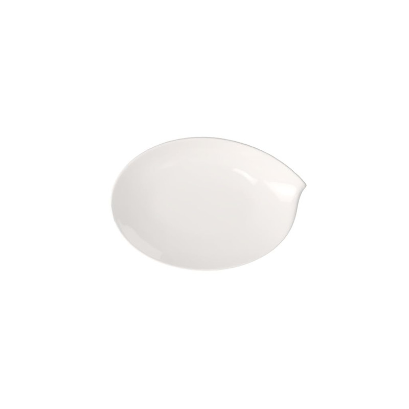 Villeroy & Boch Villeroy Boch Flow Oval Platter 14 In Premium Porcelain White
