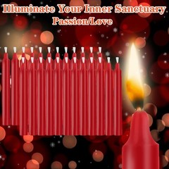 24 Pack Red Spell Chime Candles – Premium Mini Unscented Taper