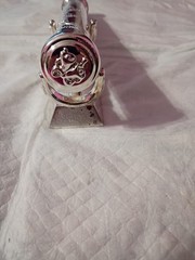Silver Plated Marriage Certificate Holder/ With Stand 9 Inches