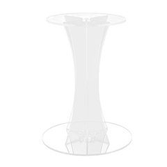 Acrylic Flower Freestanding Display Stand Clear Vase Stand Party Events 60cm USA