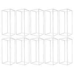 23.6in 10Pcs Tall Gold Metal Flower Stand for Wedding Table Centerpieces Decor~